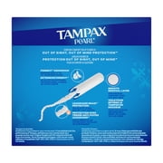 Tampax Pearl Tampons with LeakGuard Braid, Regular Absorbency, 50 Count