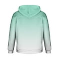 thumbnail image 4 of Juslio Hoodies for Men Sweatshirts for Men Pullover Plus Size Long Sleeve Outerwear Mint Green, 4 of 6
