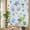 White, variant on Pure Red Privacy Window Film, Decorative Stained Glass Window Film, Simple Solid Color Resuable Rainbow Static Cling for Home Bathroom Living Room Glass Door 17.7"x39.3"