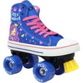 Lenexa Roller Skates for Girls Pixie Little Princess Kids Quad Roller Skate Indoor, Outdoor