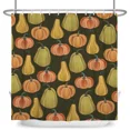 thumbnail image 6 of Tchckioa Autumn Shower Curtain,72x84 Inch Waterproof Hooks Bath Curtain for Bathroom,Black, 6 of 6