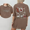 thumbnail image 2 of Unisex Twilight Book Cover Aesthetic Two Sides Vintage T-Shirt, Sizes S-5XL, Tbun, 2 of 6