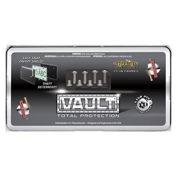 Cruiser Accessories  Vault, Chrome - Clear