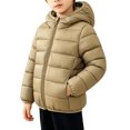 thumbnail image 6 of ITSAME Boys Quilted Puffer Jacket (1-8) Lightweight Hooded Zip Up Winter Warm Coat with Pockets Size 3T, 6 of 6
