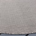 thumbnail image 4 of SAFAVIEH Martha Stewart Hampton Solid Indoor/Outdoor Area Rug, Beige/Black, 6'5" x 6'5" Round, 4 of 9