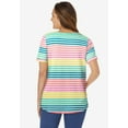 thumbnail image 2 of Woman Within Plus Size Notch-Neck Pocket Tee, 2 of 6