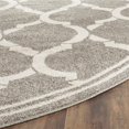 thumbnail image 3 of Safavieh Amherst Collection AMT415R Dark Grey and Beige Indoor,  Outdoor Round Area Rug (7' Diameter), 3 of 3