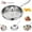 10.23inWith Lid, variant on Titanium Skillet Pans with Lid, Ultra-Durable Pure Titanium Pan Cookware Set, Multifunctional Titaniums Frying Pan Nonstick for Cooking Without Coating Durable and Rust-Free(10.23inWith Lid)