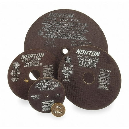

Norton Abrasives CutOff Whl 57A60-M8B 6 x.060 x1-1/4 66252822975