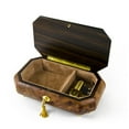 thumbnail image 2 of Traditional Handmade Cut-Corner Music Box with Musical Theme Inlay - Smoke Gets In Your Eyes, 2 of 2
