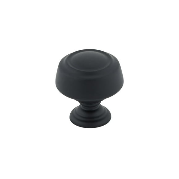 Richelieu Hardware - BP0875900 - Traditional Metal Knob - 0875 - Matte Black Finish