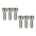 thumbnail image 3 of 2x 6 Uds Sillines de Puente de Guitarra Eléctrica Tornillos de Cuerda de Bloqueo Metal de Repuesto para Bloque de Puente de Trémolo Bajo Proyecto de 2 piezas, 3 of 10