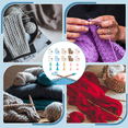 thumbnail image 4 of 10 Pcs Alpaca Shape Knitting Needle Stoppers, 30 Pcs Knitting Needle Point Protectors Silicone Stoppers Knitting, 4 of 4