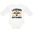 thumbnail image 3 of Inktastic Legends Are Born in September Boys or Girls Long Sleeve Baby Bodysuit, 3 of 5