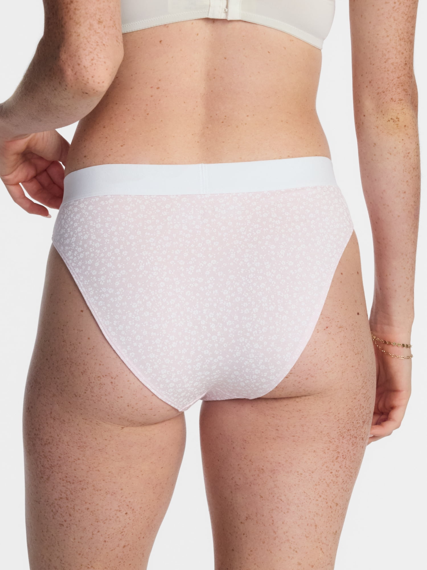 No Boundaries Cotton Stretch Jersey Bikini Panty, Women's XS-XXXL