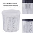 600ml Disposable Paint Cup with Connector Sprayer Cup Paint Mixing Cup