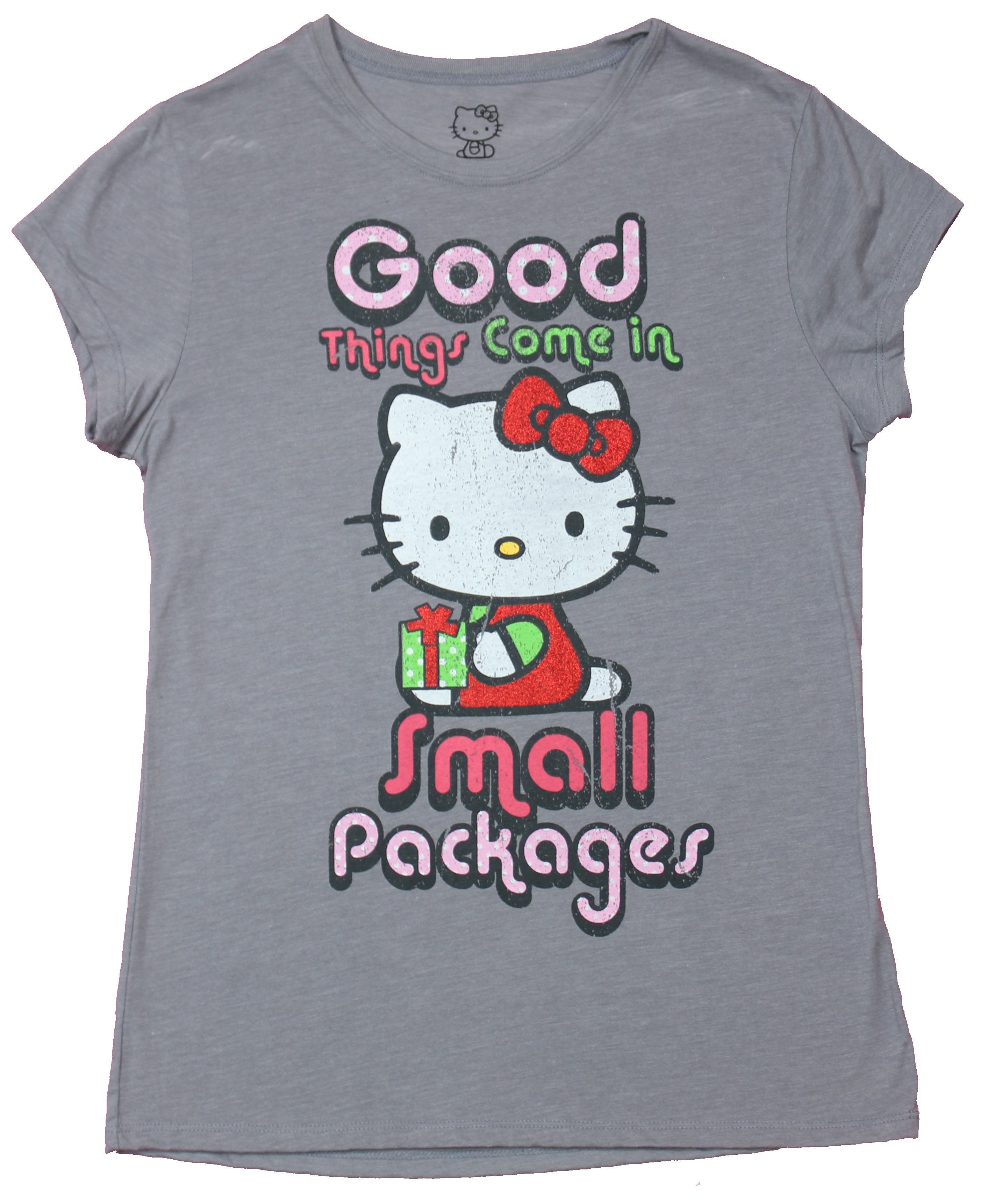 Unisex size hello kitty shirt. Hello Kitty T-shirt for women and teenager