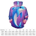 thumbnail image 2 of Charming Dolphin in Floral Fantasy(1)-2 Men's Women New Sweatshirt Hoodie Men's Plus Size Sweatshirt Hooded Sweatshirt 3d Printed Street Men's Cloth, 2 of 6