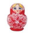 thumbnail image 2 of 10 Piezas de Anidación Rusa Matrioska Flores Pintada de Mano Artesanía Juguete de Niños Hugo Muñecas rusas Matryoshka, 2 of 9