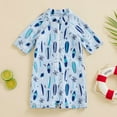 thumbnail image 3 of Gupgi 0-3Years Toddler Boy Rash Guard Playsuits Short Sleeve Swimwear Trees Print Surfboard, 3 of 8