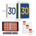 thumbnail image 3 of Álbum para tarjetas de baloncesto KivolFun #30, 900 bolsillos, azul, 3 of 7