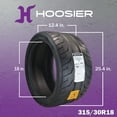 thumbnail image 2 of Conti by Hoosier Racing Tire 315/30R18 98W SL CONTACT FORCE - Ultra-High Track Performance Tire with Hoosier Keychain, 2 of 9