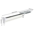 thumbnail image 2 of Pull Out Clothes Hanger Rod Clothing Rail Hanger Rack Bar White for Pant Clothes, 2 of 14