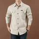 thumbnail image 4 of Camisa Casual De Algodón Con Mangas Largas Para Hombre, 4 of 8