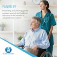thumbnail image 5 of Dynarex EverSoft Foam Cushion, High Density Foam Wheelchair Cushion Provides Comfort, Relieve Painful Pressure Sores, 300lb Weight Capacity, Blue/Grey, 18” x 16” x 3” 1-Dynarex Ever-Soft Foam Cushion, 5 of 7