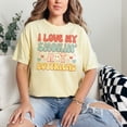 thumbnail image 2 of I Love My Smokin' Hot Boyfriend, Retro Valentines Day, Butter Comfort Colors T-Shirt, 3XL, 2 of 3
