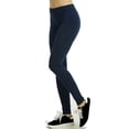 thumbnail image 2 of Uni Hosiery Co. EX900FREENAV Sofra Ladies Polyester Leggings - Navy, 2 of 2
