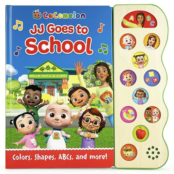 Cocomelon Jj Goes to School, (Board Book)