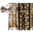 thumbnail image 5 of Coffee Window Valance, Coffee Tea Fruit Mix Pot Vintage Coffee Theme Windows Curtain Valance for Kitchen Dining Room Cafe Shop Canteens Decor, One Panel 54x18in, 5 of 6