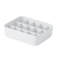thumbnail image 1 of Organizador de 15 compartimentos, cajón, armario, calcetines, ropa interior, contenedor, caja de almacenamiento de escritorio (blanco), 1 of 2