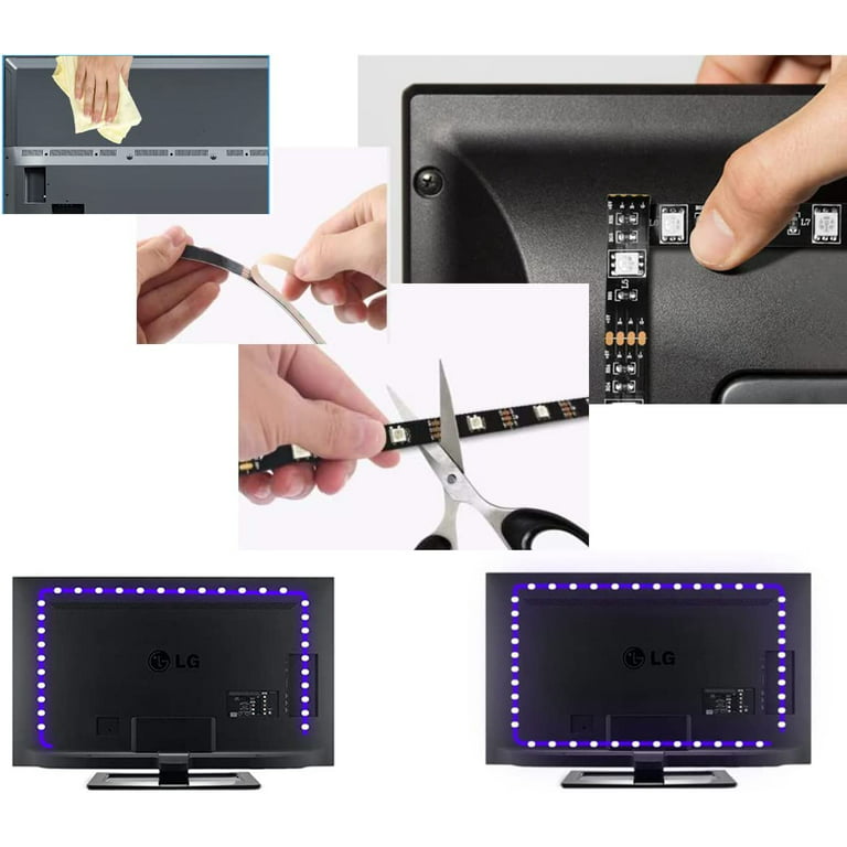 1 x RAW Customer Returns 2M LED Strip, Tasmor Multicolor USB LED Strip –  Jobalots Europe