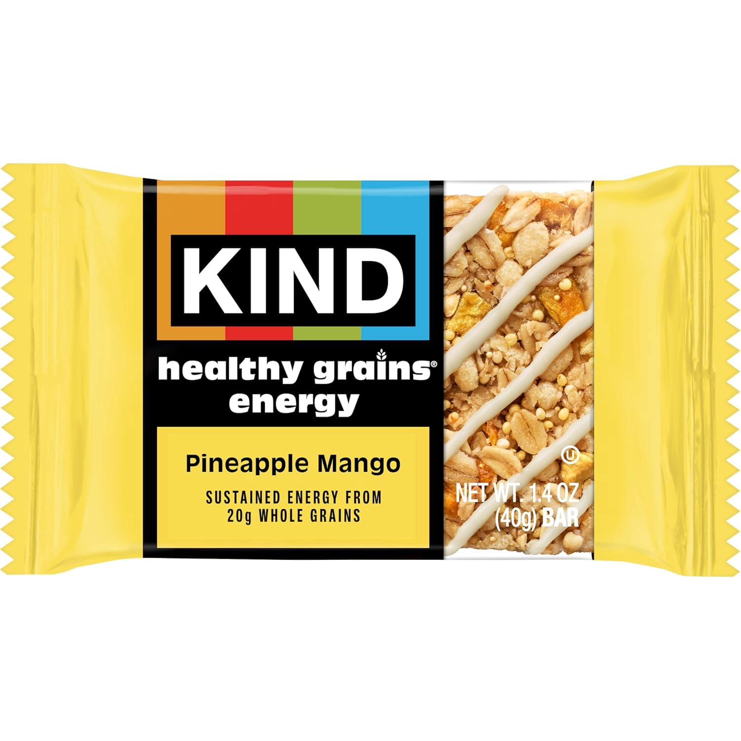 (Pack of 8) KIND Bar Pineapple Mango Energy 5 Ct 7.1 Oz