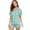 Green, variant on KLHDSF Womens 2 Piece Pajama Set Short Sleeve Top and Shorts Casual Summer Floral Loungewear Green L