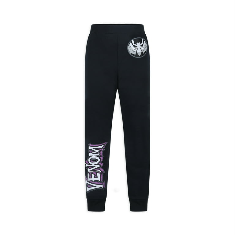Marvel Venom Boys Zip Up Hoodie and Jogger Pants Set for Little and Big Kids Black Walmart