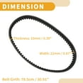 thumbnail image 4 of Correa de transmisión V para motocicleta Yamaha CYGNUS 125 CVT de Unique Bargains, 4 of 7