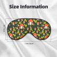 thumbnail image 4 of Uemuo Mushroom Leaf Pattern Sleep Eye Mask - Light Blocking Sleep Mask Blocking Out Light Perfectly, Soft and Comfortable Night Eye Mask, Eye Blinder, 4 of 7