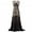 Gold, variant on Patlollav Women 1920S Black Sequin Maxi Long Evening Prom Dress Plus Size
