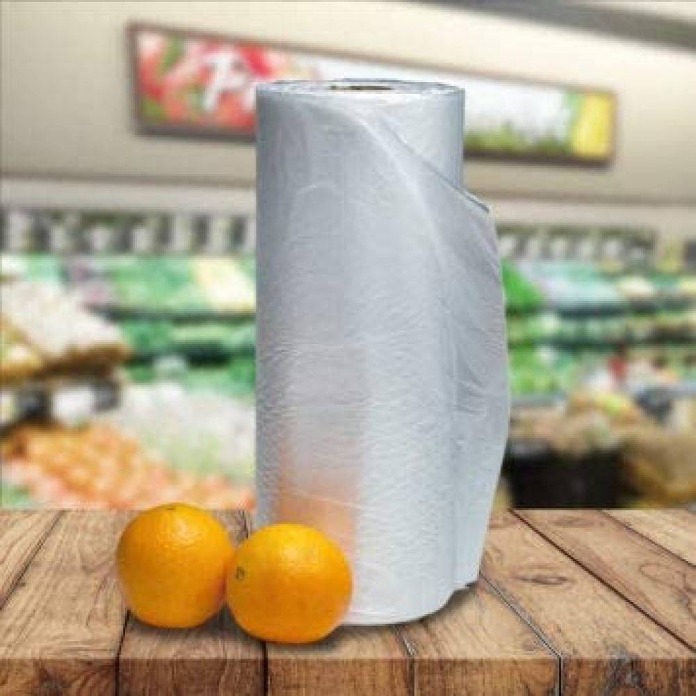 4 Clear Plastic Produce Bag On Roll 12"x20'' 350 Bags Kitchen Food Storage Fruit 