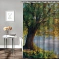 thumbnail image 2 of Orinice Fog Bathroom Decor Set, Colorful Luxurious Graphic Print Polyester Fabric Fashion Shower Curtain with Hooks, 100% Polyester, Chic Modern Design, Multiple Sizes 69x72, 2 of 7
