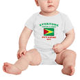 thumbnail image 2 of Everyone Loves a Nice Guyanese Boy Cute Baby Bodysuit (White, 12-18 Months), 2 of 5