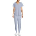 thumbnail image 5 of ClimateRight by Cuddl Duds Women’s and Women's Plus V-Neck Scrub Top with Anti-Bacterial Technology, 5 of 5