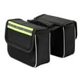 thumbnail image 4 of Sacs de Vélo pour Cadre avec Bande Réfléchissante Accessoire de Vélo Sac de Conduite Noir Double, 4 of 8