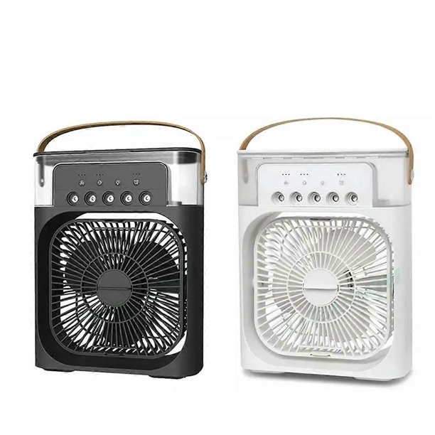 Portable 3-In-1 Fan Air Conditioner Home Small Air Cooler LED Night Light Humidifier Air Conditioner Home Fan