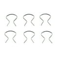 thumbnail image 1 of BUYISI 6 Pcs/Set Horseshoe Clips 6 Pcs/Set Right Sliver Crank Retainer Door Handle, 1 of 5