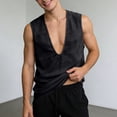 thumbnail image 5 of Bainana Mens V Neck Tank Tops Loose Fit Sleeveless See Through Mesh Shirts Summer Sports Streetwear Tshirts Black Size Xl, 5 of 6