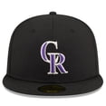 thumbnail image 2 of Men's New Era Black Colorado Rockies 2026 Jackie Robinson Day 59FIFTY Fitted Hat, 2 of 5